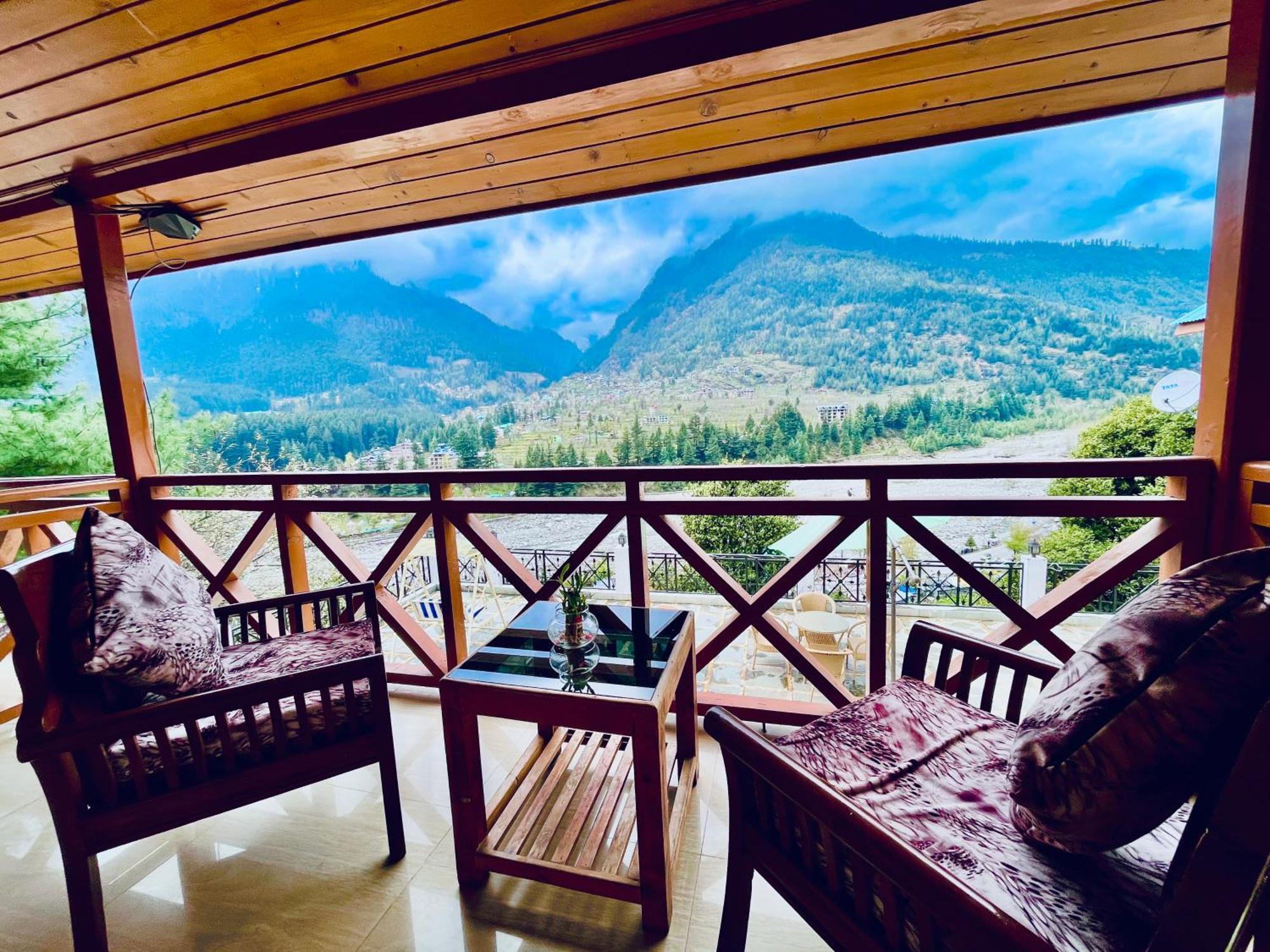 Hotel Hollywood Vibes #Riverview #Premium Rooms #Prime Location #Most Awarded #Parking #Top Rated #Open Terrace #Lawn #Best Selling Hotel In Manali Exterior foto
